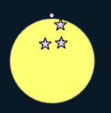 Point Output (light red stars)